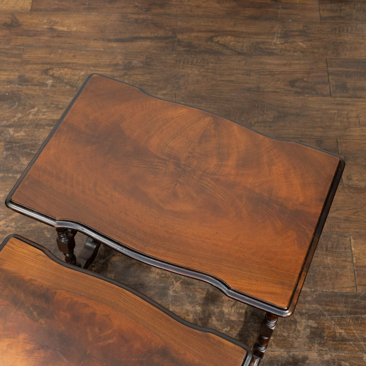 ウォールナット 4段 ネストテーブル /25L-B