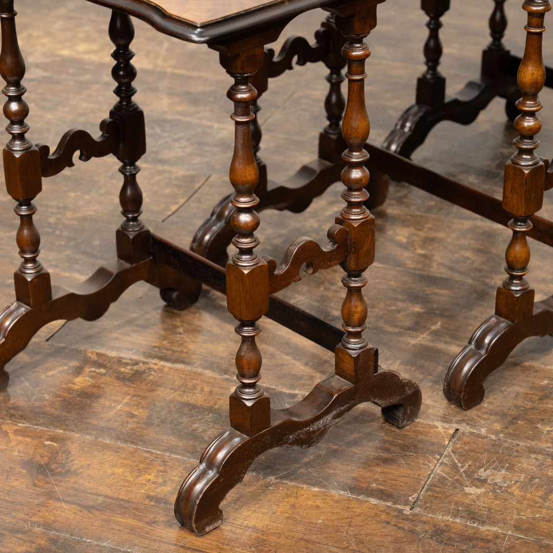 ウォールナット 4段 ネストテーブル /25L-B