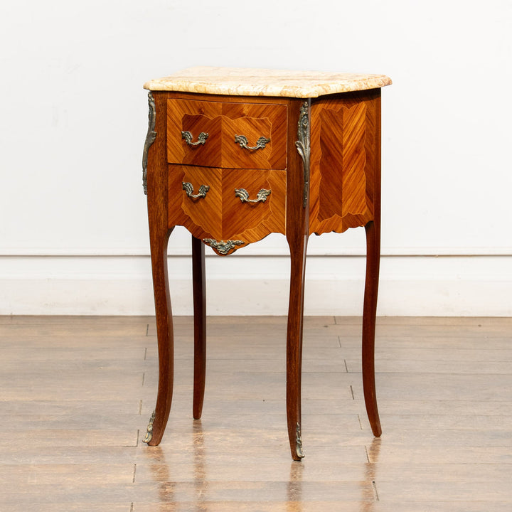 マーブルトップ ベッドサイドテーブル  /25L-B2