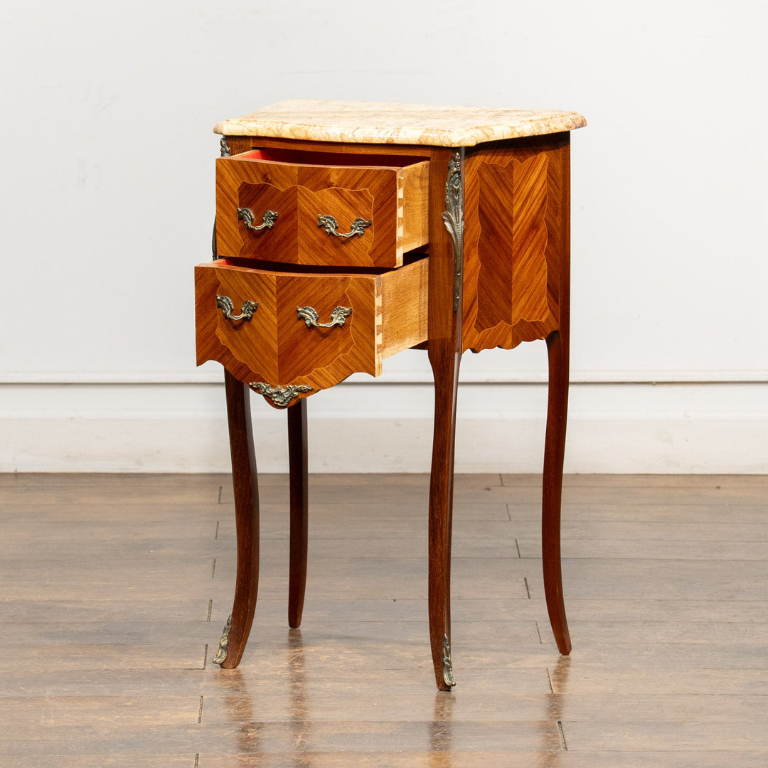 マーブルトップ ベッドサイドテーブル  /25L-B2