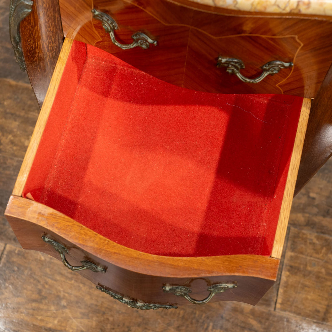 マーブルトップ ベッドサイドテーブル  /25L-B2