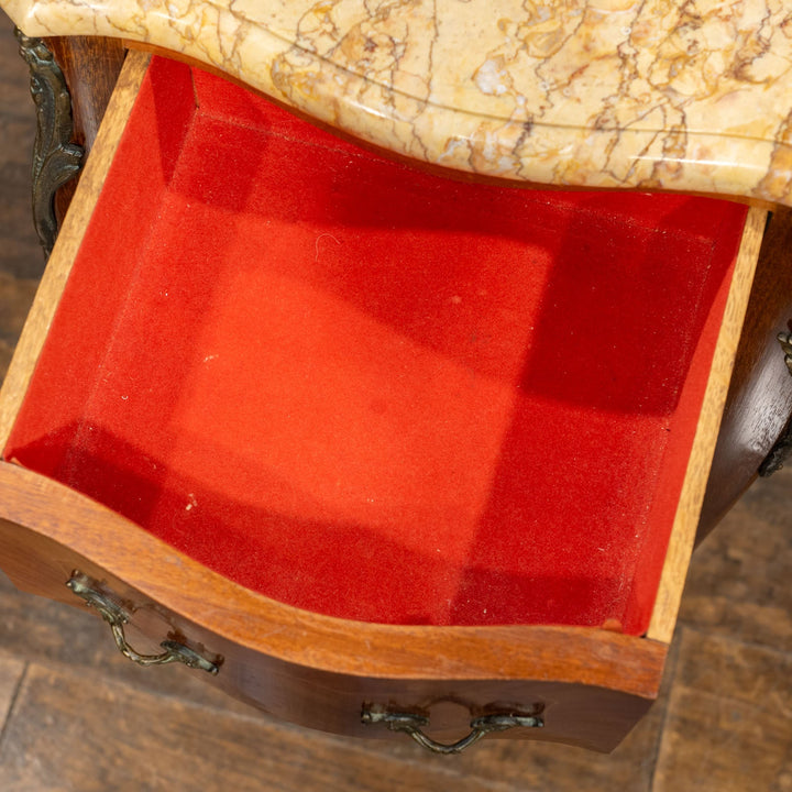 マーブルトップ ベッドサイドテーブル  /25L-B2