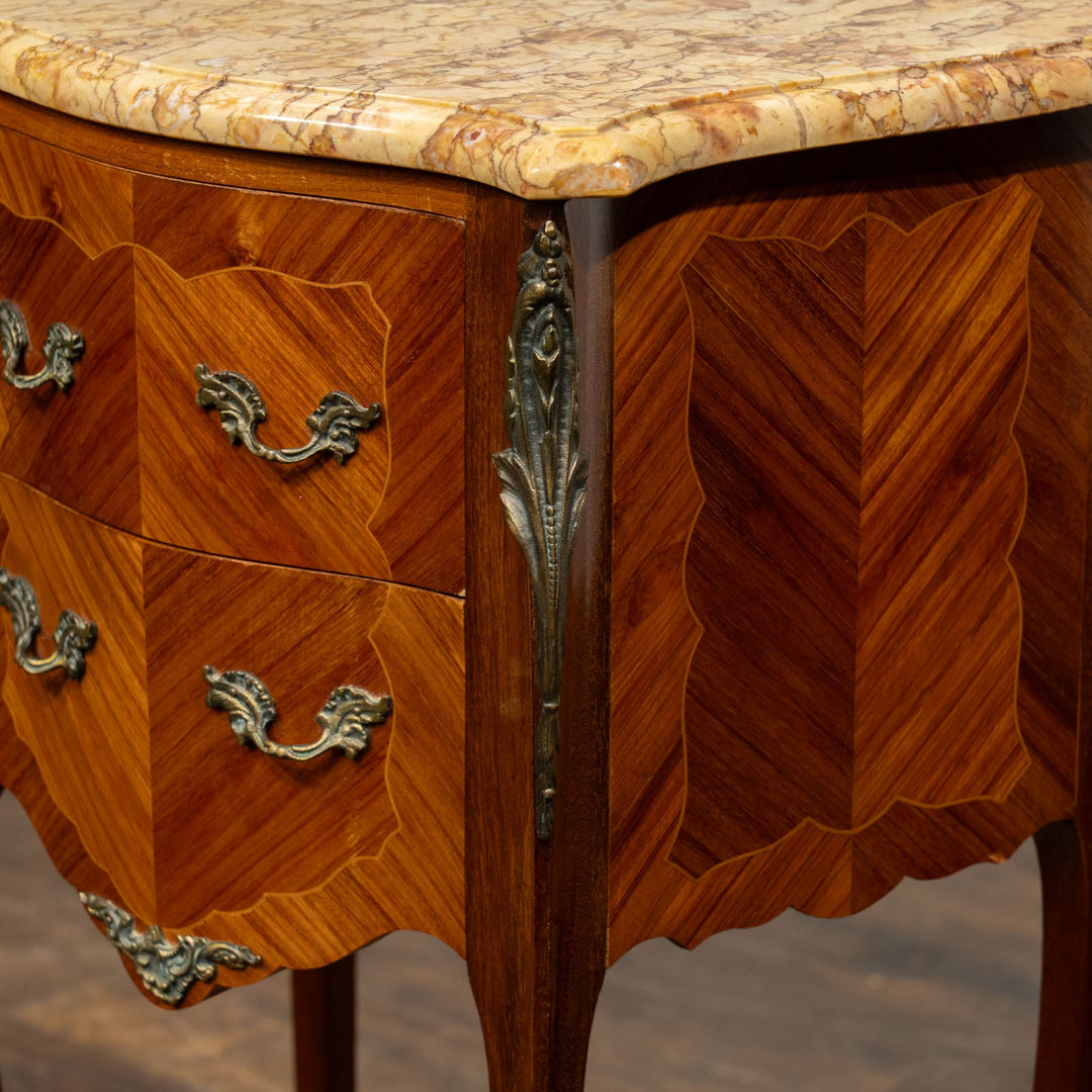 マーブルトップ ベッドサイドテーブル  /25L-B2