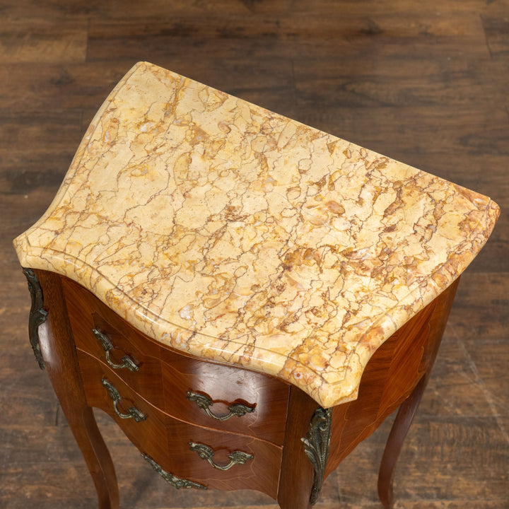 マーブルトップ ベッドサイドテーブル  /25L-B2