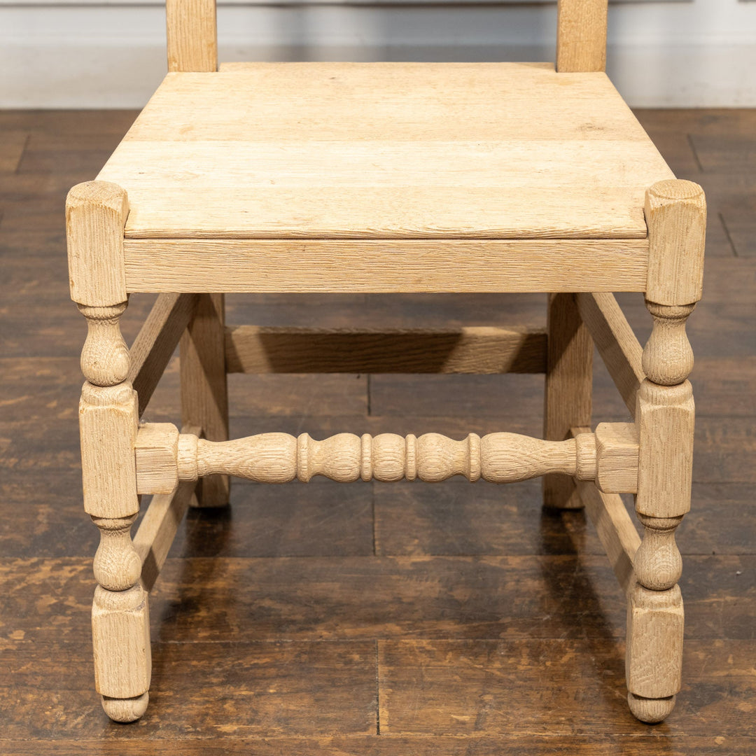 無塗装のナチュラルな木材の質感が魅力的 ハイバック ダイニングチェア /25L-2