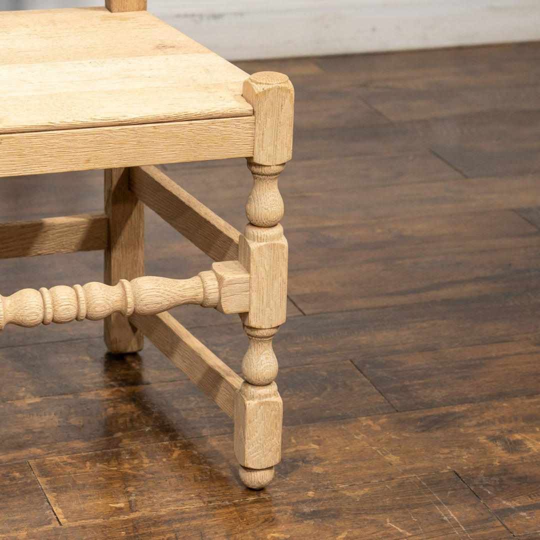 無塗装のナチュラルな木材の質感が魅力的 ハイバック ダイニングチェア /25L-2