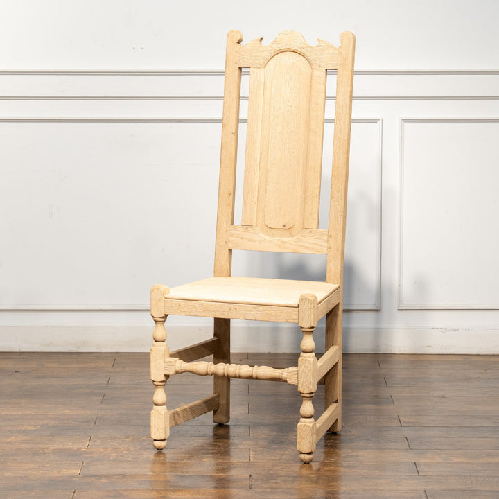 無塗装のナチュラルな木材の質感が魅力的 ハイバック ダイニングチェア /25L-4