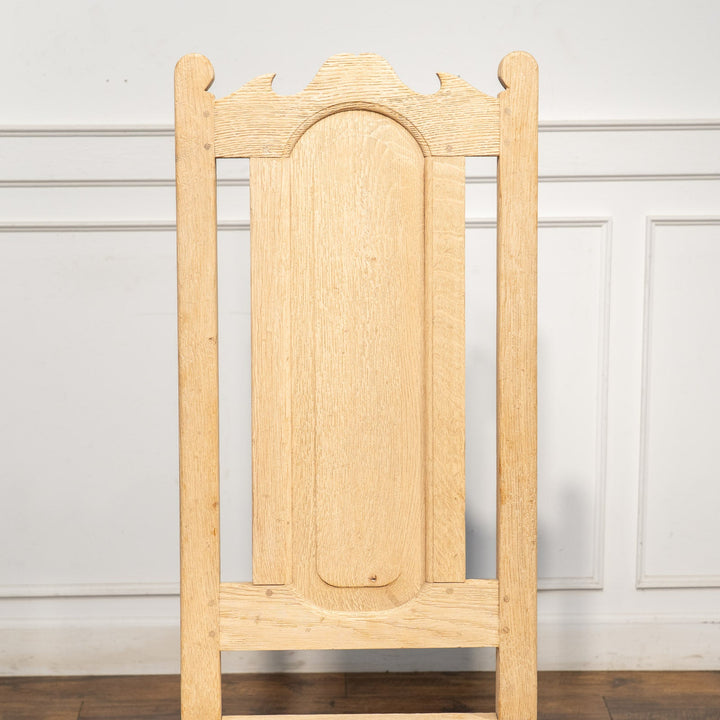 無塗装のナチュラルな木材の質感が魅力的 ハイバック ダイニングチェア /25L-4