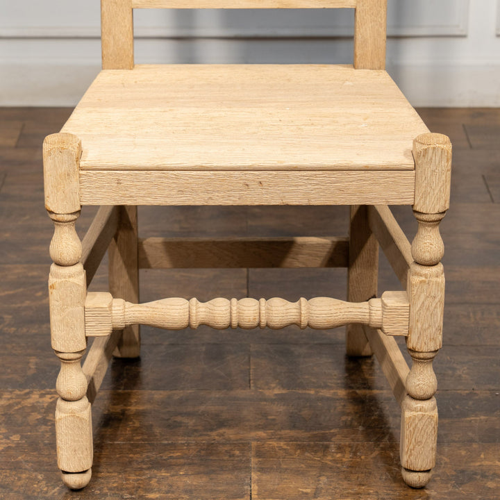 無塗装のナチュラルな木材の質感が魅力的 ハイバック ダイニングチェア /25L-4