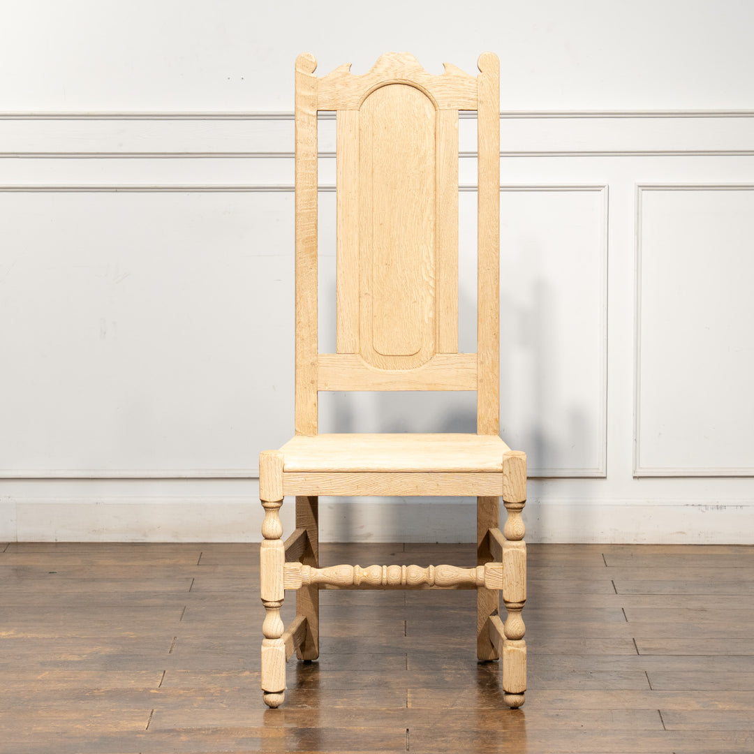 無塗装のナチュラルな木材の質感が魅力的 ハイバック ダイニングチェア /25L-5