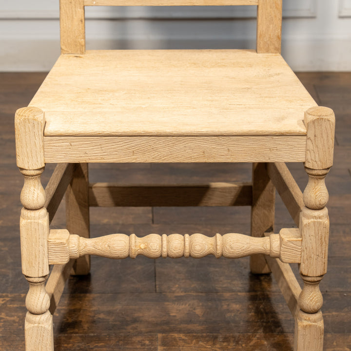 無塗装のナチュラルな木材の質感が魅力的 ハイバック ダイニングチェア /25L-5