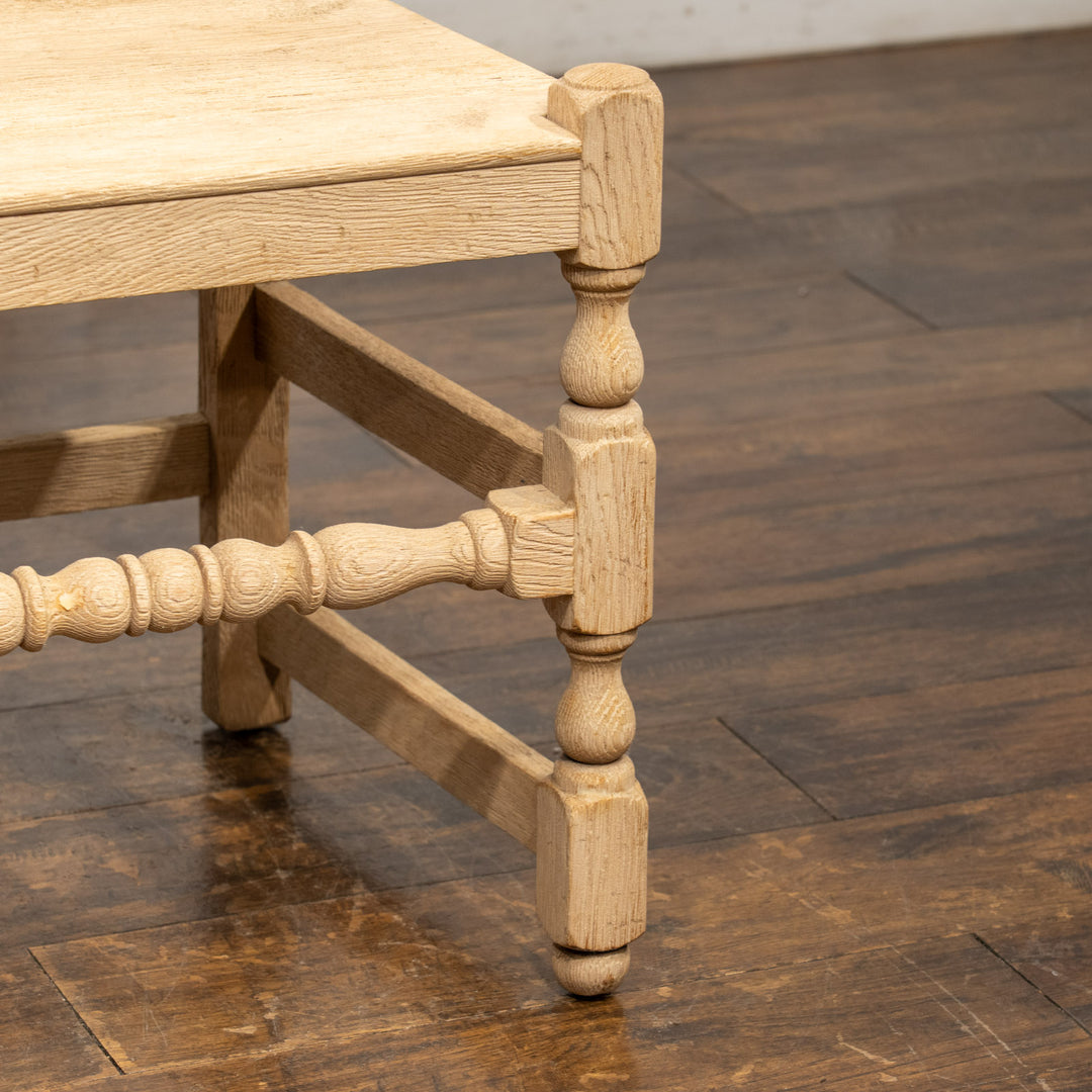 無塗装のナチュラルな木材の質感が魅力的 ハイバック ダイニングチェア /25L-5