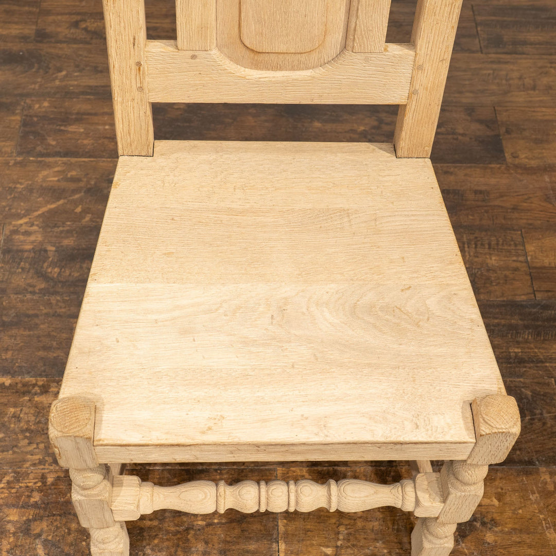 無塗装のナチュラルな木材の質感が魅力的 ハイバック ダイニングチェア /25L-6