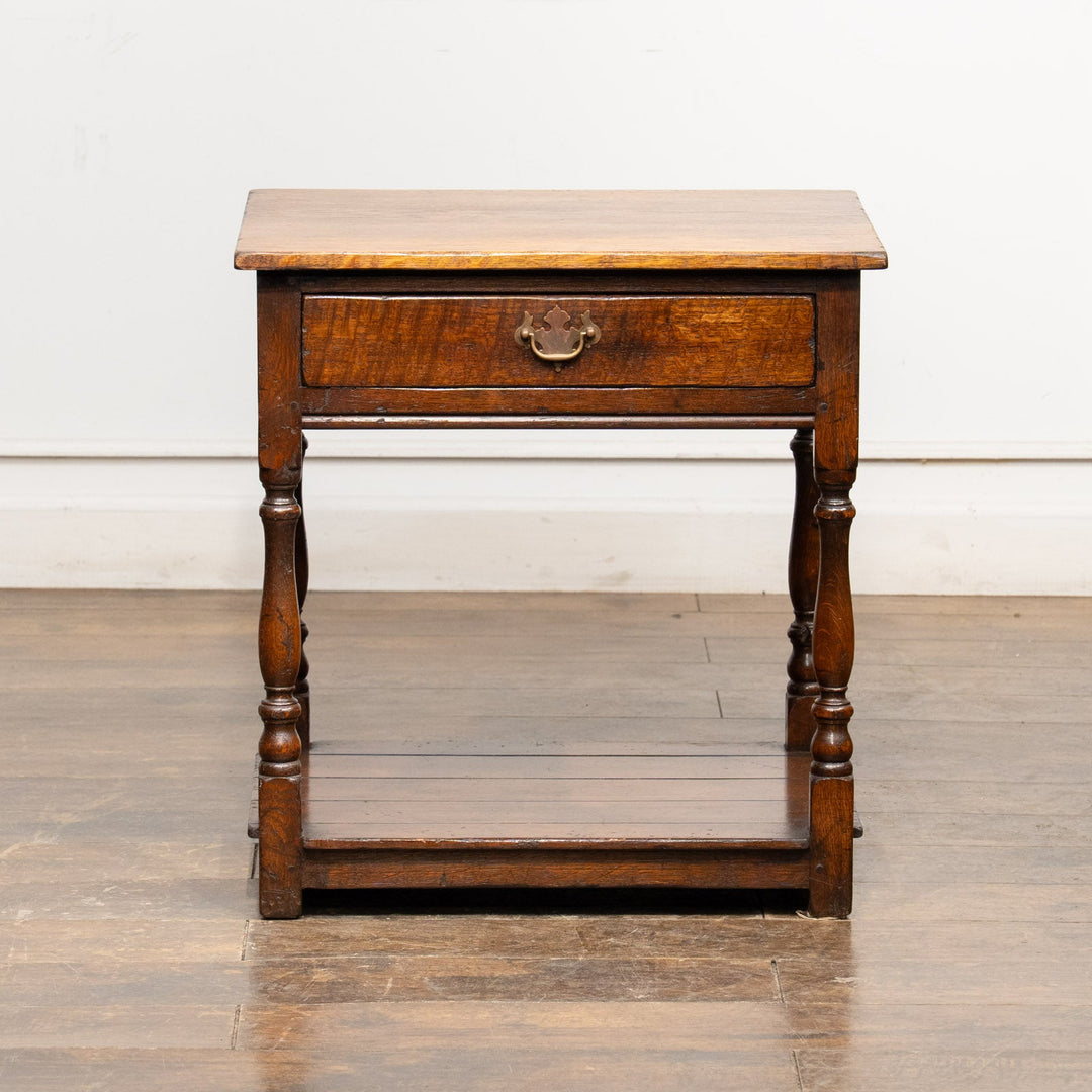 オーク 引き出し付き サイドテーブル /25L