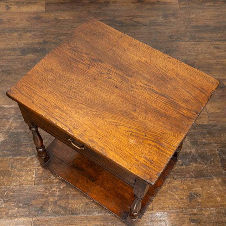 オーク 引き出し付き サイドテーブル /25L