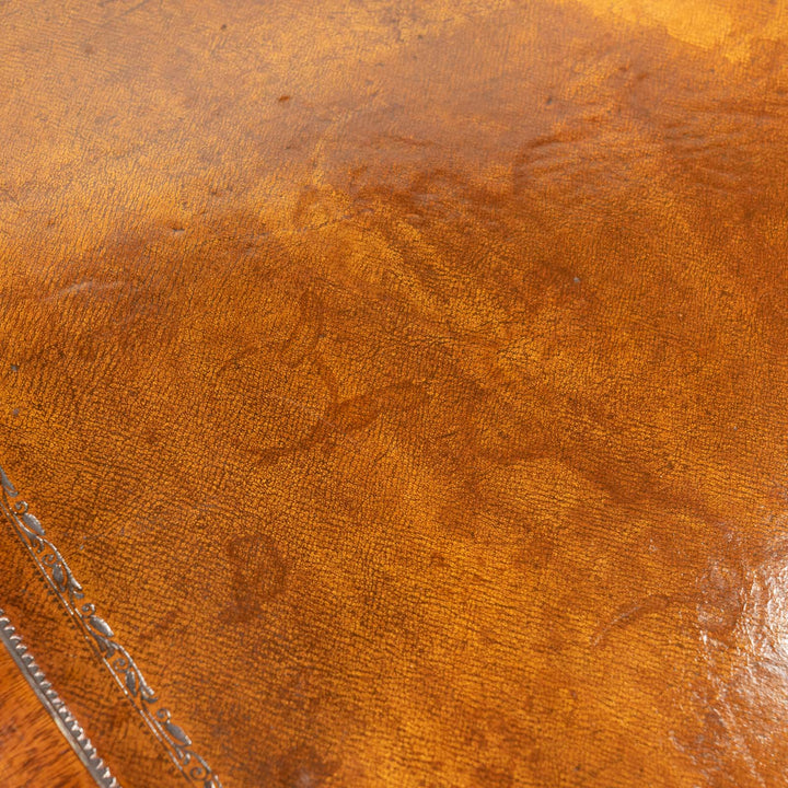 オーク レザートップ ライブラリーテーブル  /25L