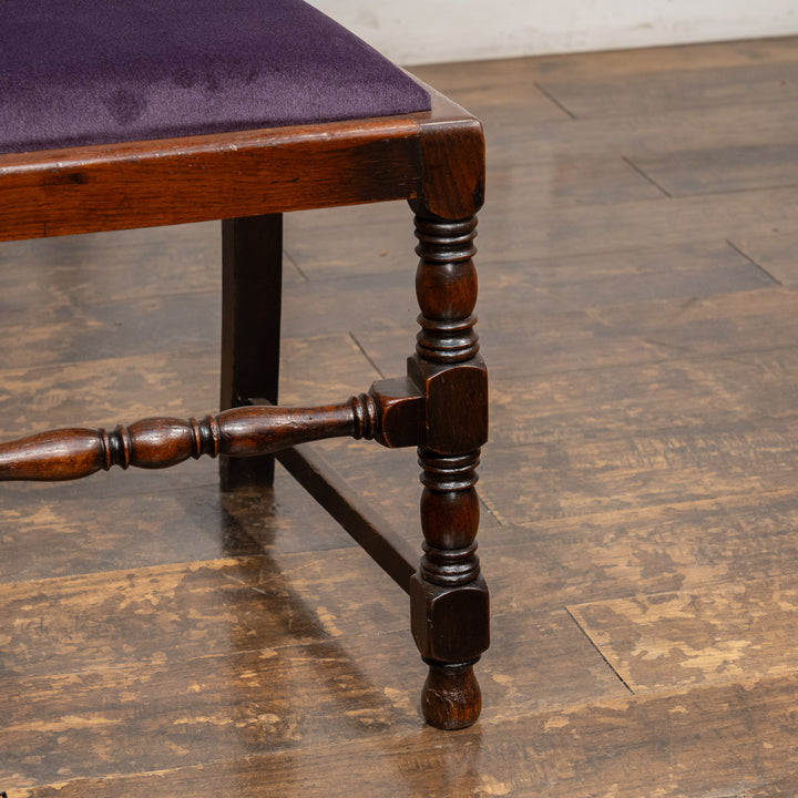 格調高いハイバックのシルエット オーク ダイニングチェア /25L-4