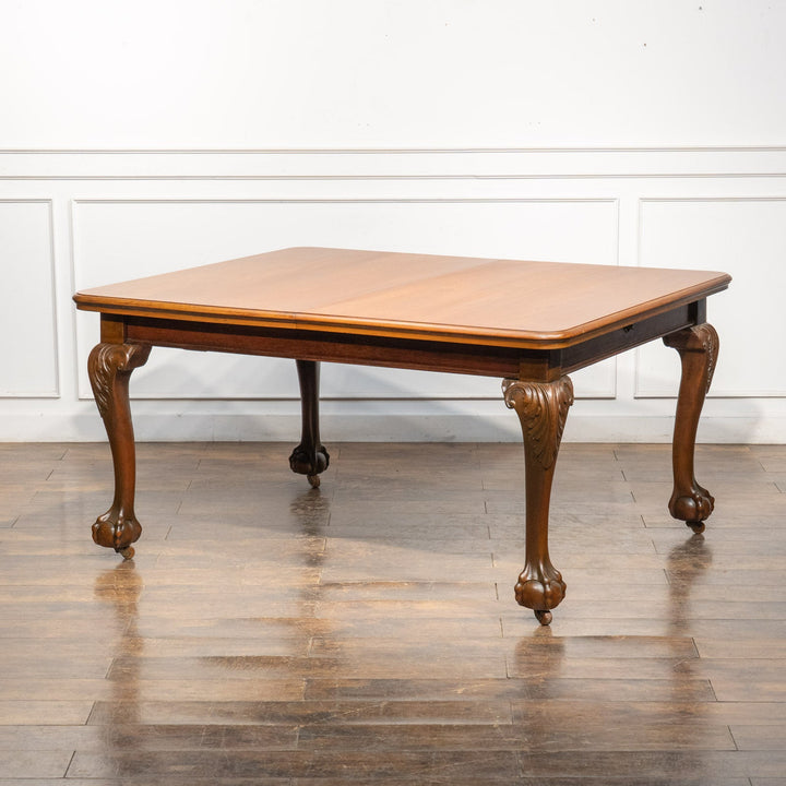 ウォールナット エクステンションダイニングテーブル キャスター付き /25L