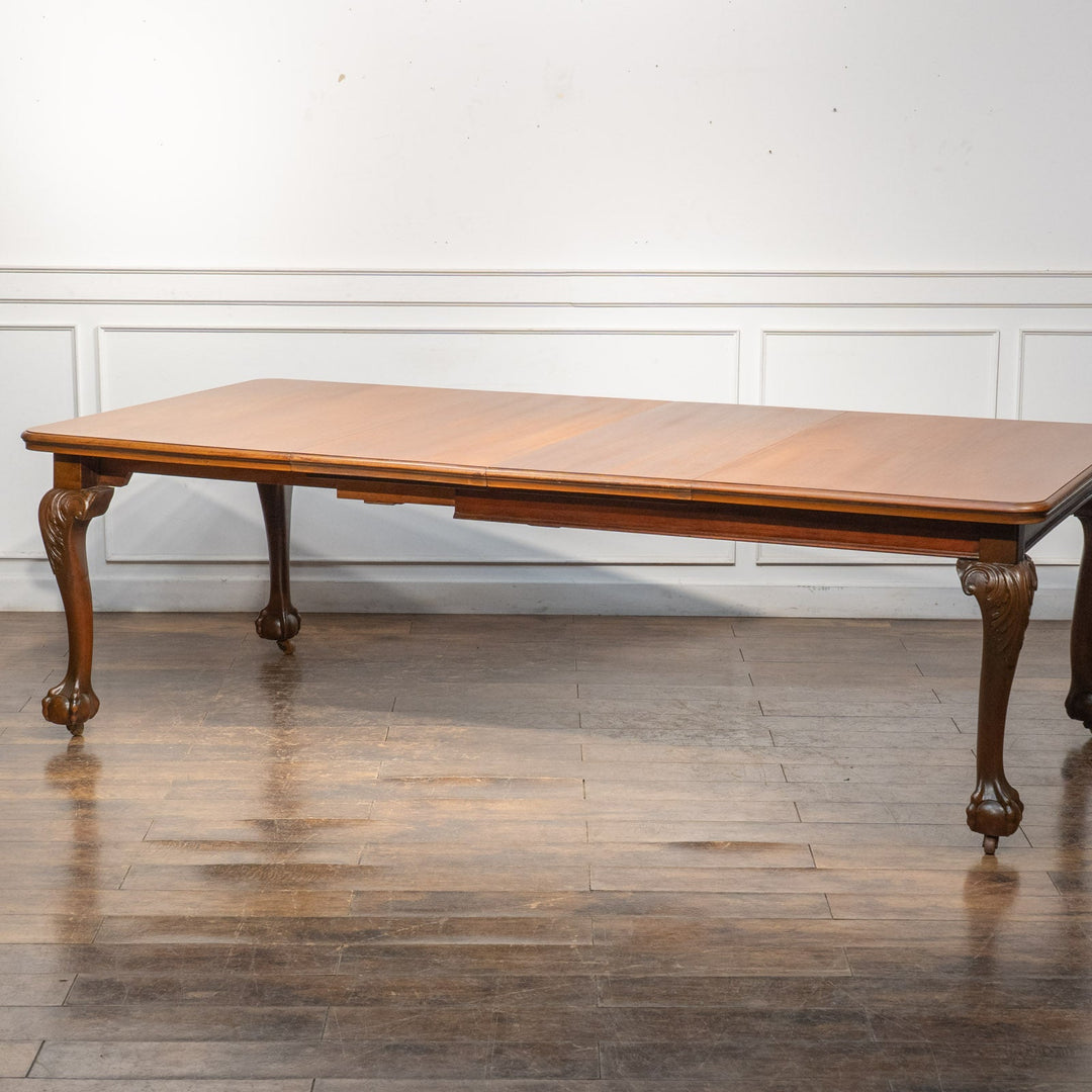 ウォールナット エクステンションダイニングテーブル キャスター付き /25L