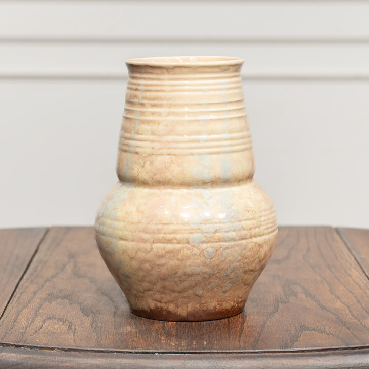 【BESWICK ベスウィック】天然石や結晶を思わせる釉薬が魅力的 フラワーベース /25L