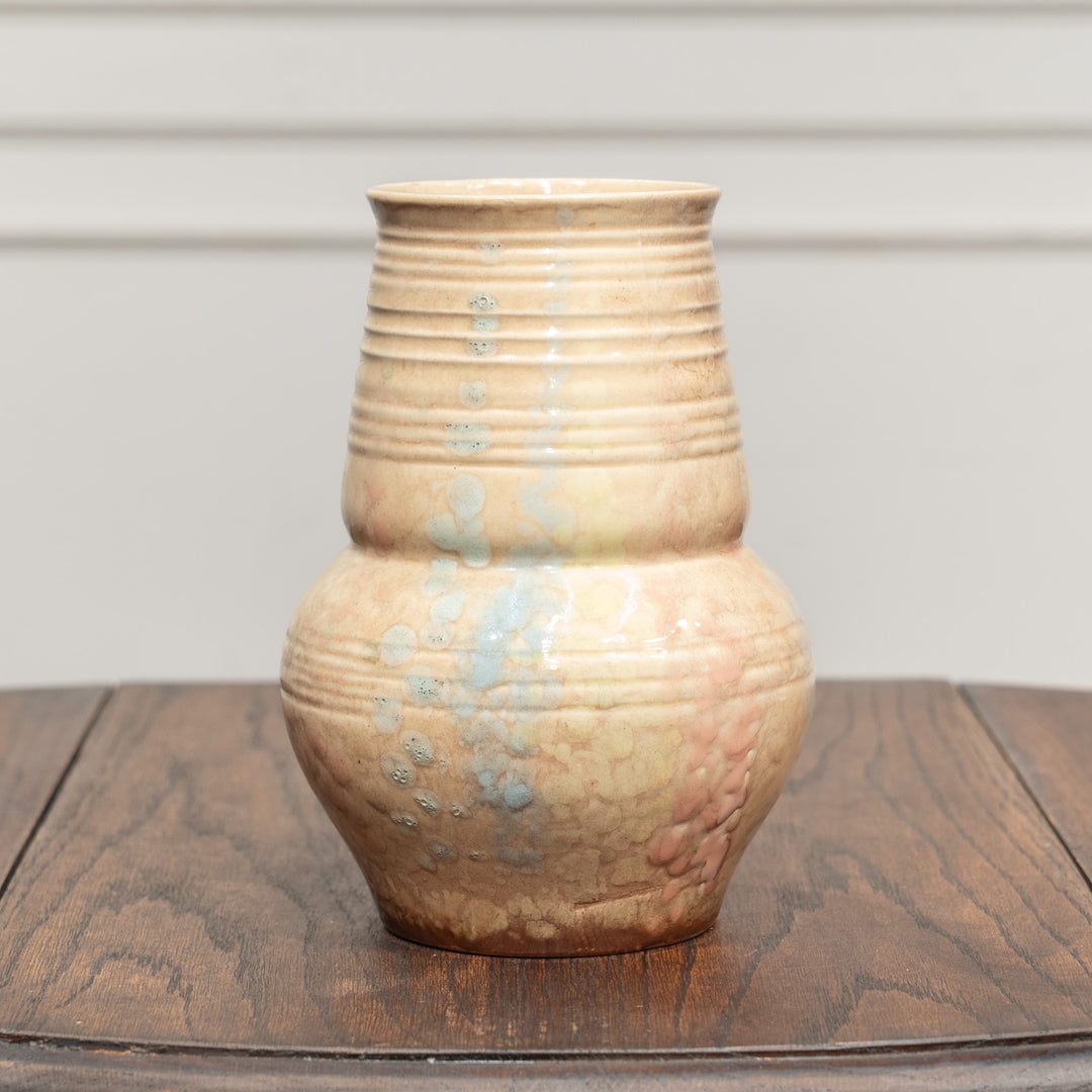 【BESWICK ベスウィック】天然石や結晶を思わせる釉薬が魅力的 フラワーベース /25L