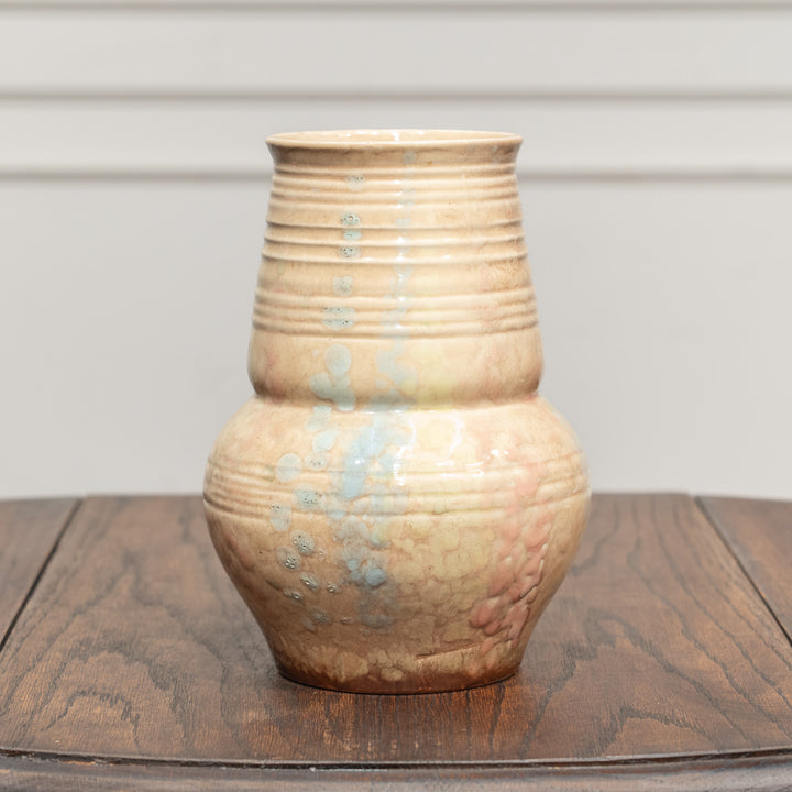 【BESWICK ベスウィック】天然石や結晶を思わせる釉薬が魅力的 フラワーベース /25L