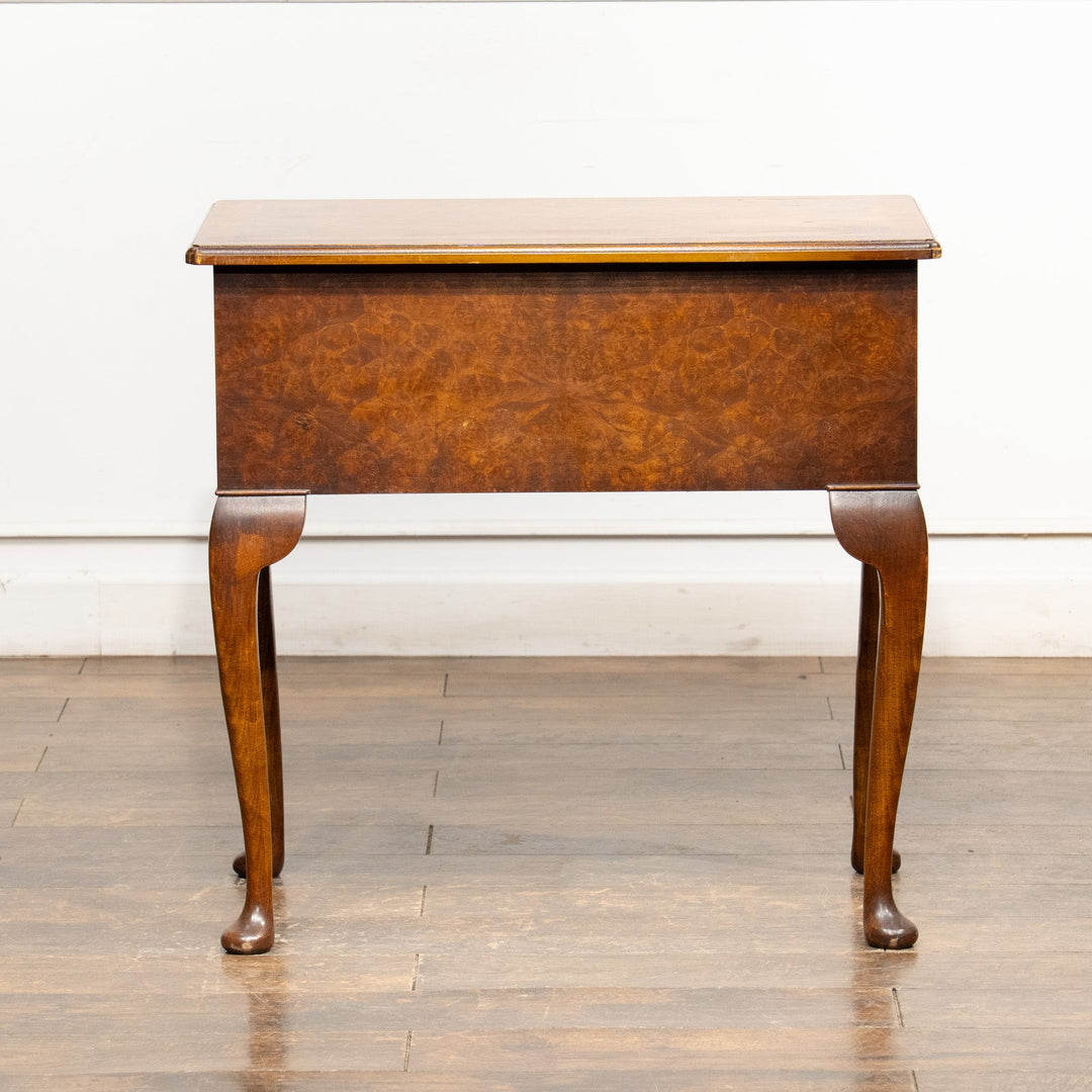 ウォールナット カブリオールレッグ スモールデスク /25L