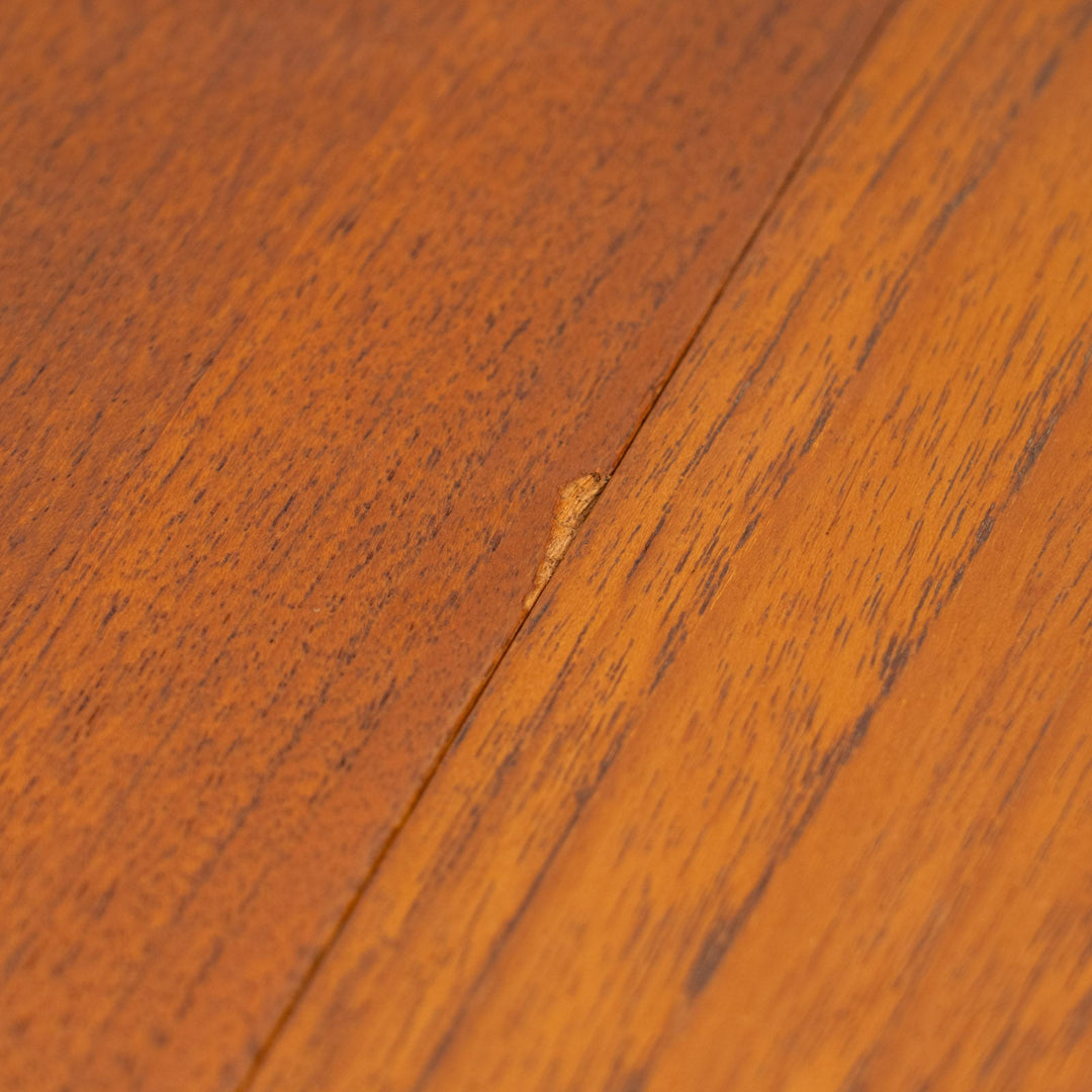 薄型で場所を取らずに収納できる 長方形天板 チーク ゲートレッグテーブル /26A