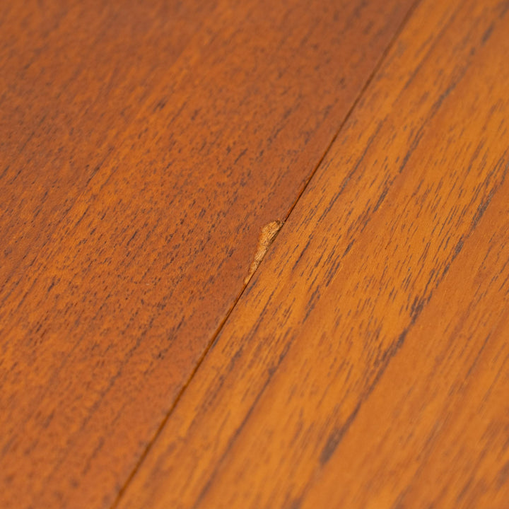 薄型で場所を取らずに収納できる 長方形天板 チーク ゲートレッグテーブル /26A