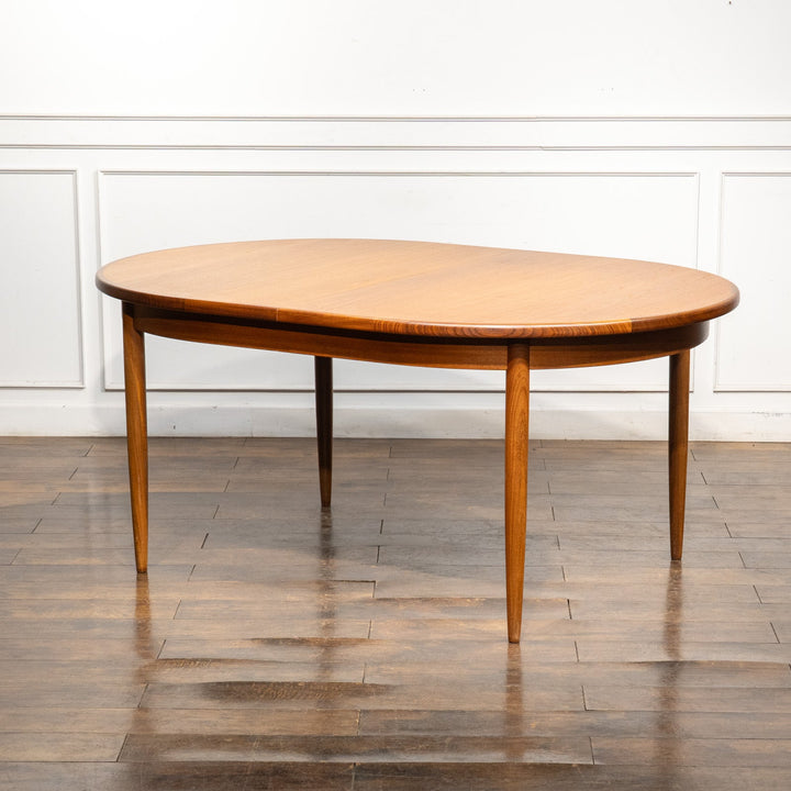 英国【G-PLAN ジープラン Fresco フレスコ】エクステンション オーバル ダイニングテーブル No.4387 /26A