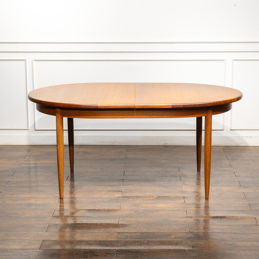 英国【G-PLAN ジープラン Fresco フレスコ】エクステンション オーバル ダイニングテーブル No.4387 /26A