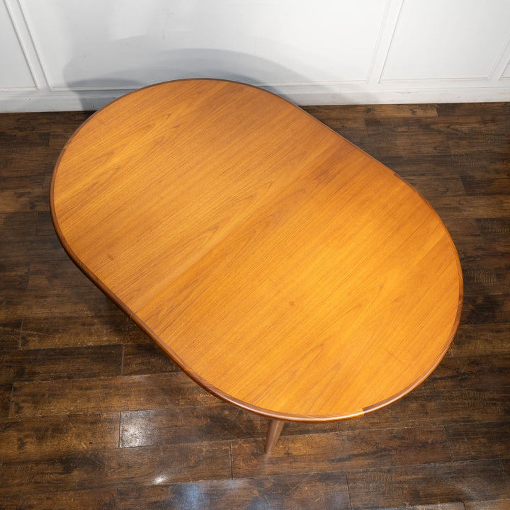 英国【G-PLAN ジープラン Fresco フレスコ】エクステンション オーバル ダイニングテーブル No.4387 /26A