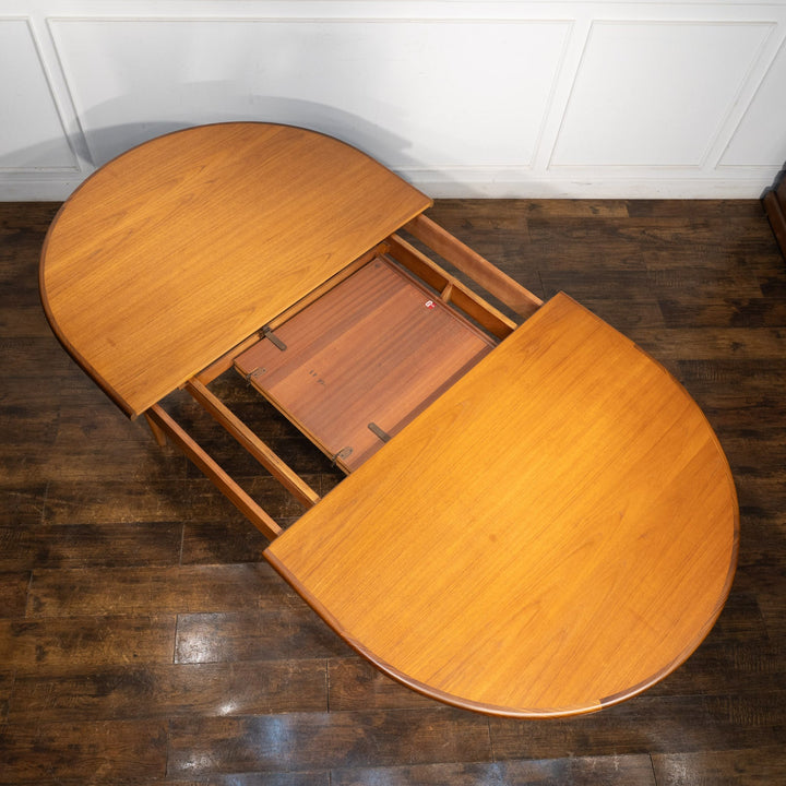 英国【G-PLAN ジープラン Fresco フレスコ】エクステンション オーバル ダイニングテーブル No.4387 /26A