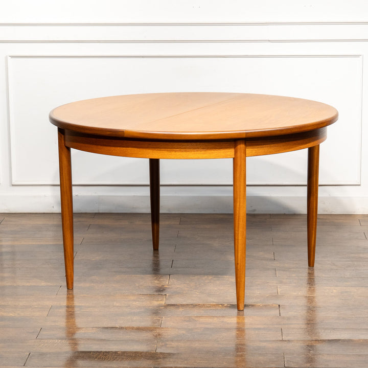 英国【G-PLAN ジープラン Fresco フレスコ】エクステンション ラウンド ダイニングテーブル No.4385  /26A