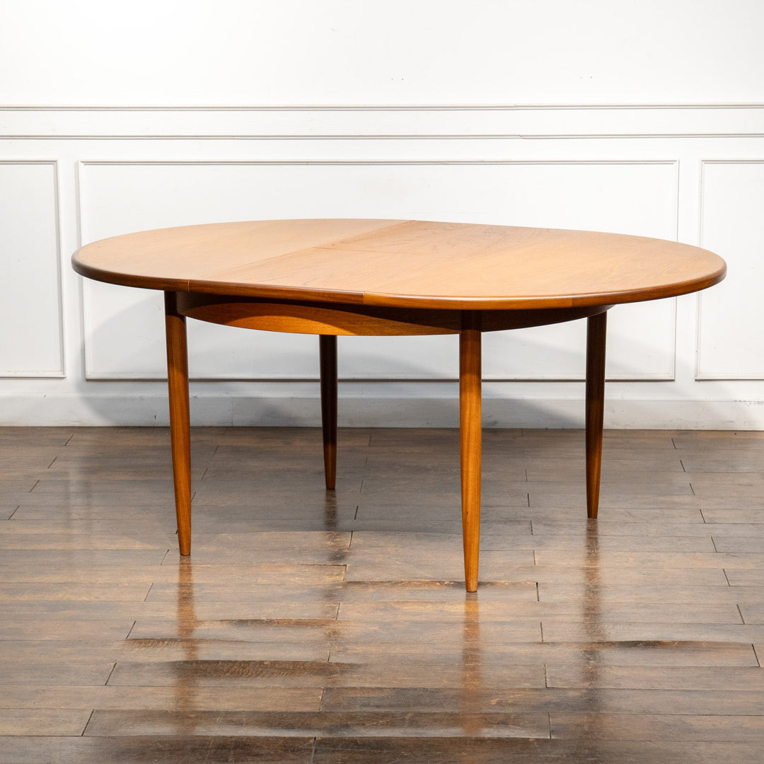 英国【G-PLAN ジープラン Fresco フレスコ】エクステンション ラウンド ダイニングテーブル No.4385  /26A