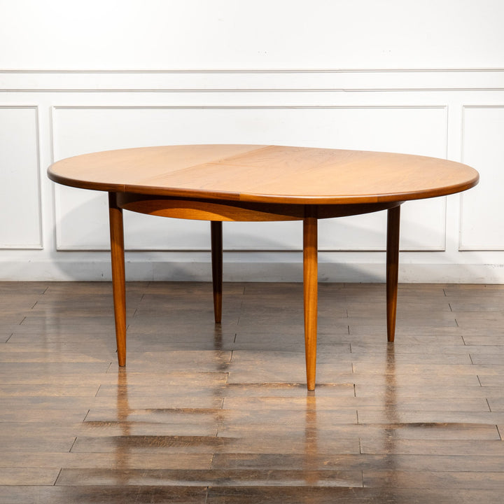 英国【G-PLAN ジープラン Fresco フレスコ】エクステンション ラウンド ダイニングテーブル No.4385  /26A