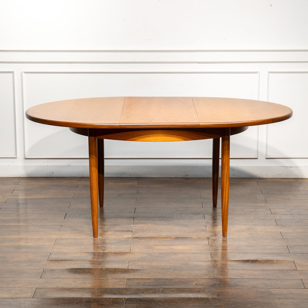 英国【G-PLAN ジープラン Fresco フレスコ】エクステンション ラウンド ダイニングテーブル No.4385  /26A