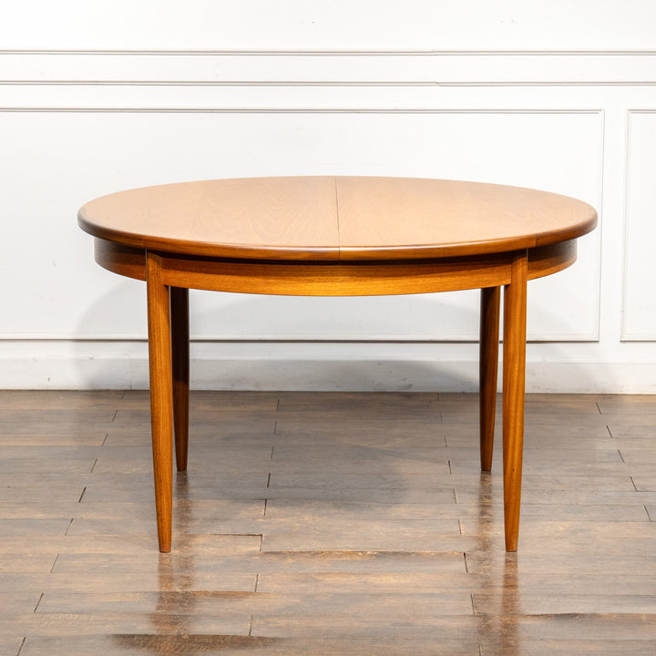 英国【G-PLAN ジープラン Fresco フレスコ】エクステンション ラウンド ダイニングテーブル No.4385  /26A