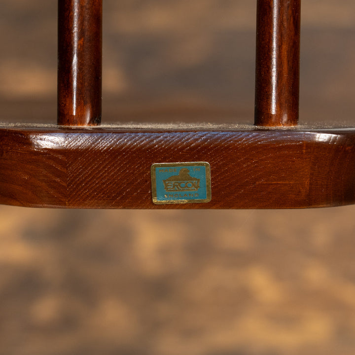 英国【ERCOL アーコール】背中をしっかり支えてくれる ラダーバックアームチェア No.496A オールドコロニアル /26A-1