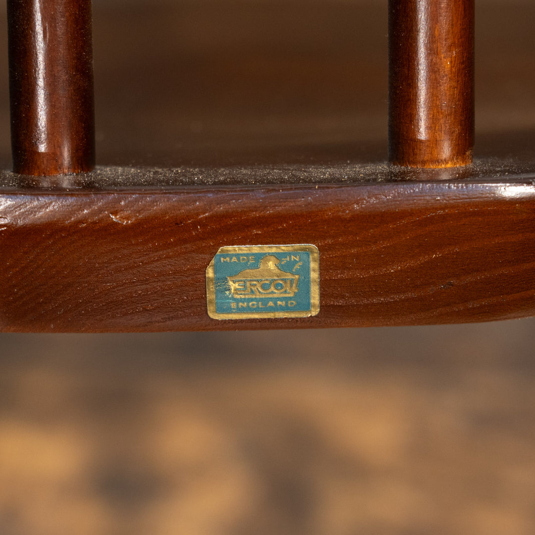 英国【ERCOL アーコール】背中をしっかり支えてくれる ラダーバックアームチェア No.496A オールドコロニアル /26A-2