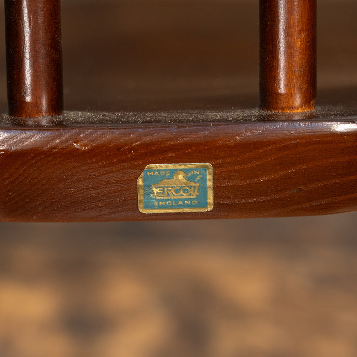 英国【ERCOL アーコール】背中をしっかり支えてくれる ラダーバックアームチェア No.496A オールドコロニアル /26A-2
