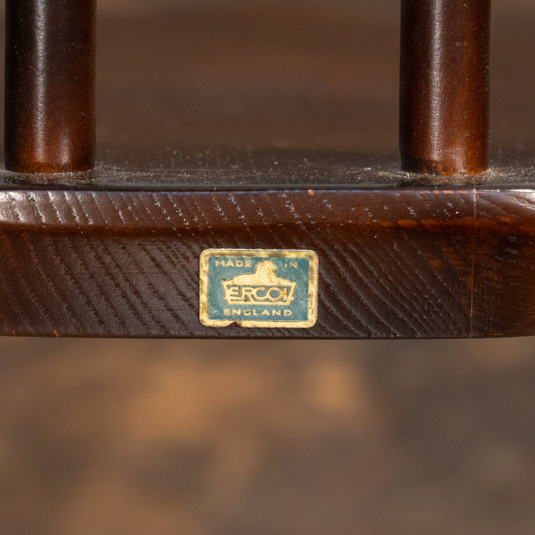 英国【ERCOL アーコール】背中をしっかり支えてくれる ラダーバックチェア No.496 オールドコロニアル /26A-4