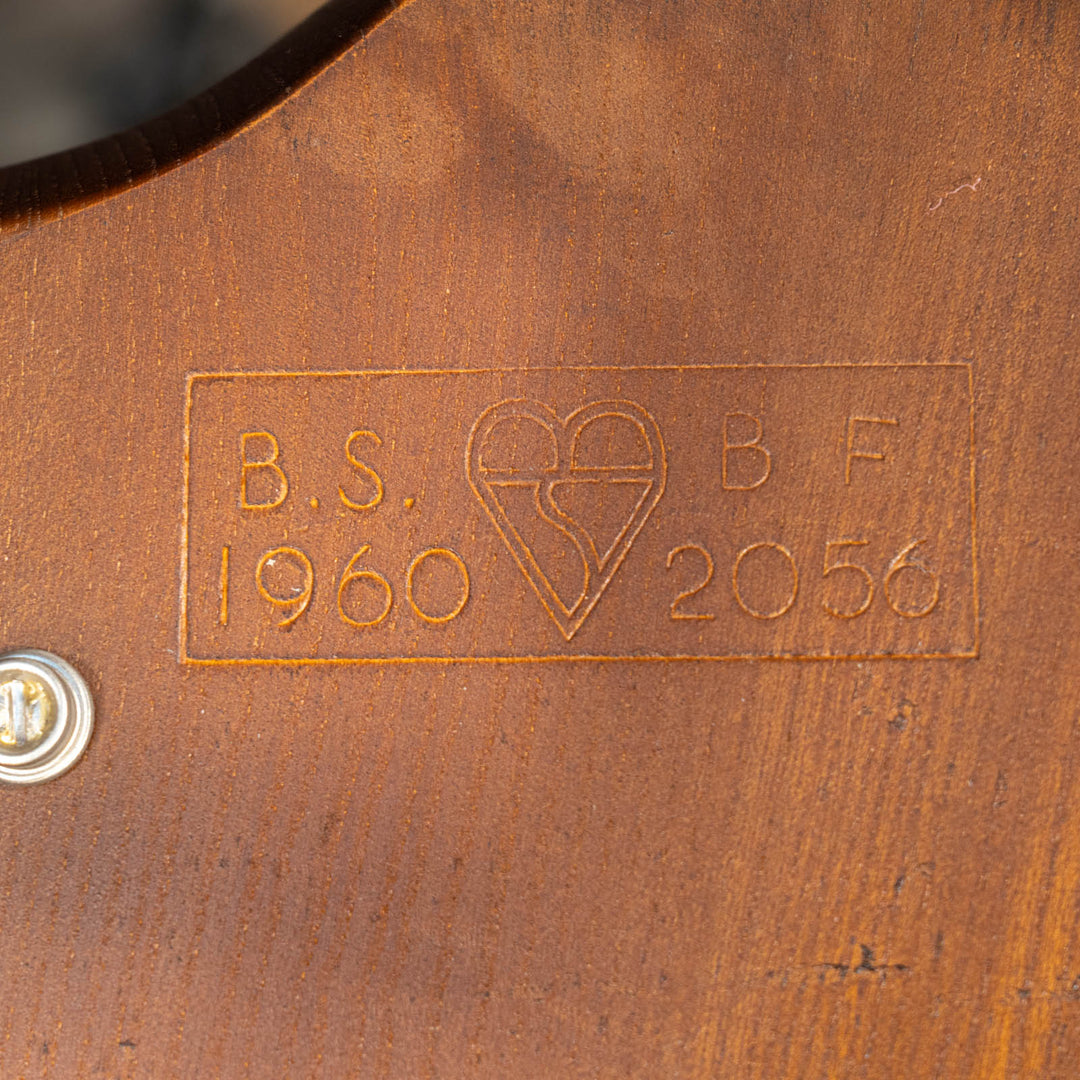 英国【ERCOL アーコール】背中をしっかり支えてくれる ラダーバックチェア No.496 オールドコロニアル /26A-4