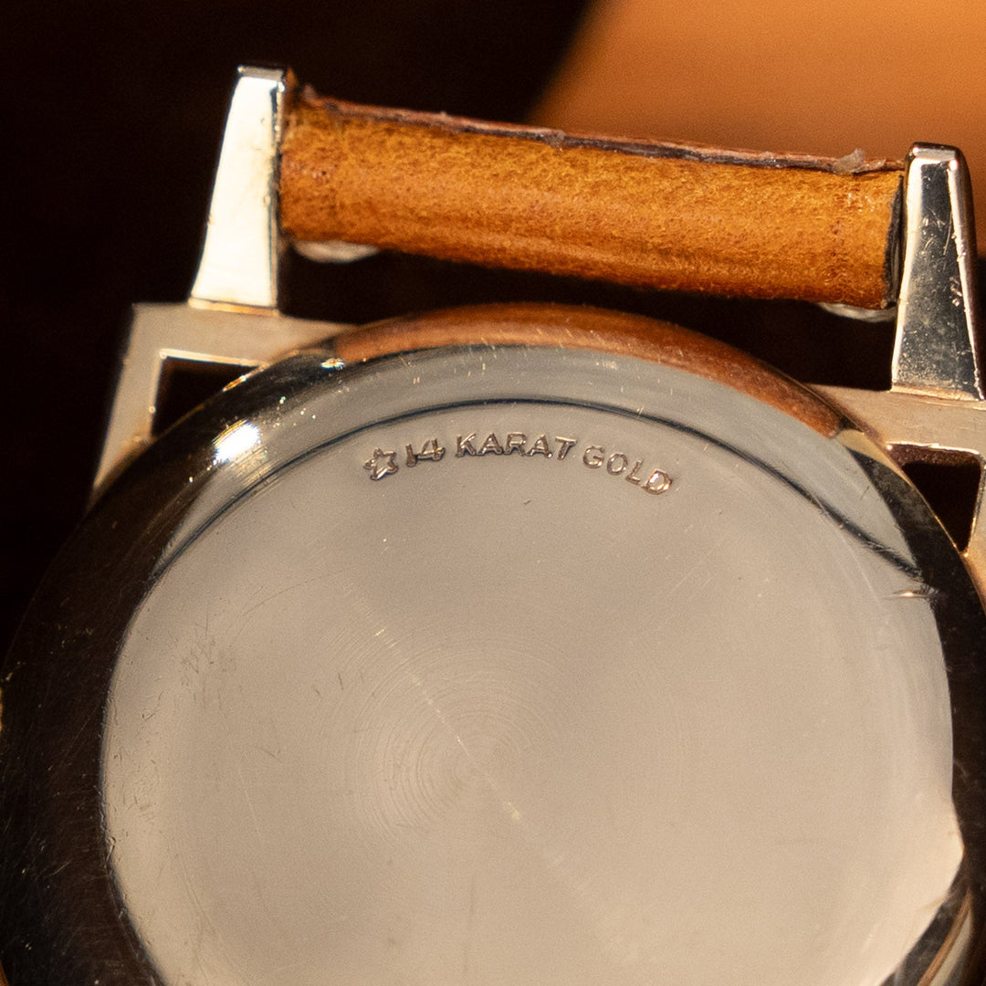 メンズ【LONGINES ロンジン】ラウンドインスクエア 1950年代