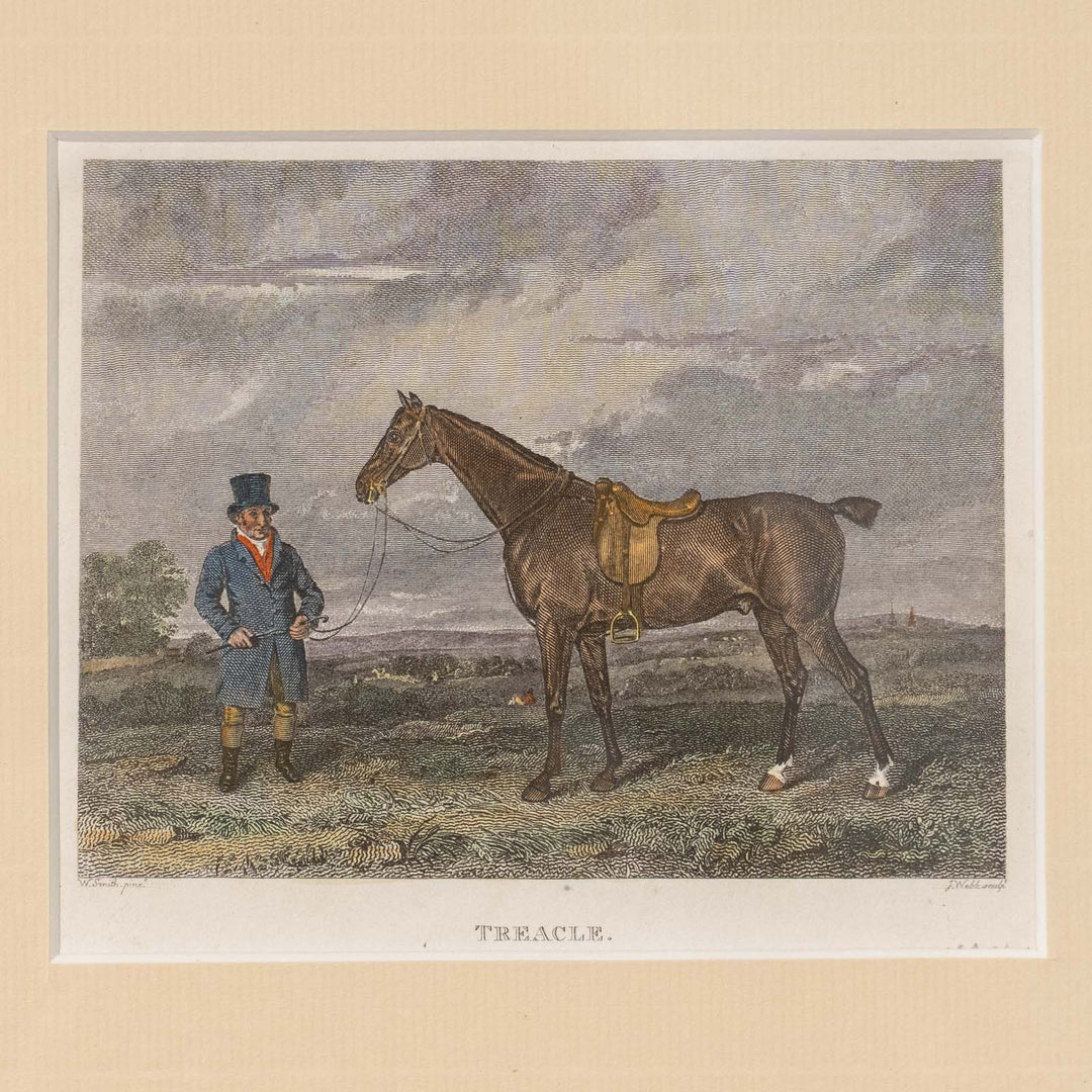 『TREACLE』イギリスで愛されていた名馬トリークルの肖像画 アートピース
