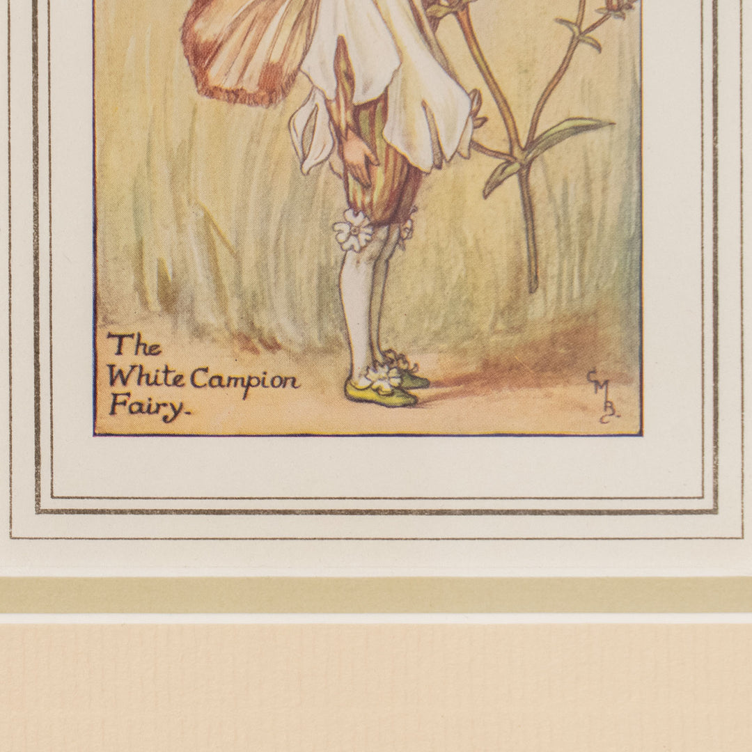 『The WHITE CAMPION Fairy』純白の花びらとブラウスが上品なホワイトキャンピオンの妖精 アートピース
