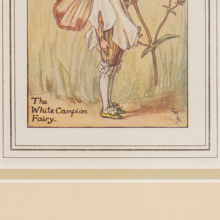 『The WHITE CAMPION Fairy』純白の花びらとブラウスが上品なホワイトキャンピオンの妖精 アートピース