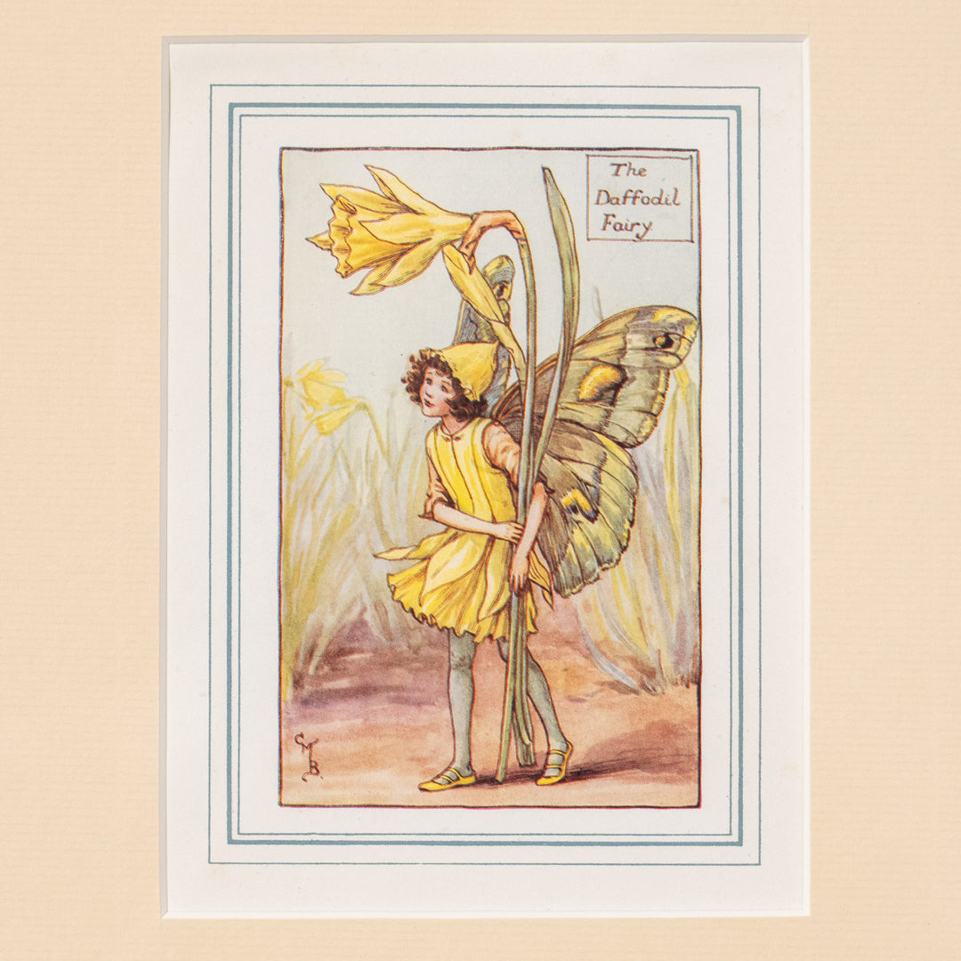 『The DAFFODIL Fairy』 高く伸びた瑞々しい茎を抱え佇むダフォディルの妖精 アートピース