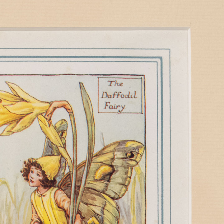 『The DAFFODIL Fairy』 高く伸びた瑞々しい茎を抱え佇むダフォディルの妖精 アートピース