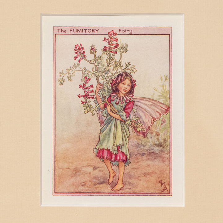『The FUMITORY Fairy』お花と同じマゼンダピンクのドレスが愛らしいフミトリーの妖精 アートピース